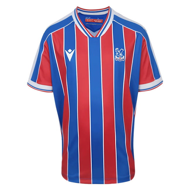 2025-2026 Crystal Palace Home Shirt (Kids) (Olise 7)-SoccerKits Hub | Buy Soccer Jerseys Online